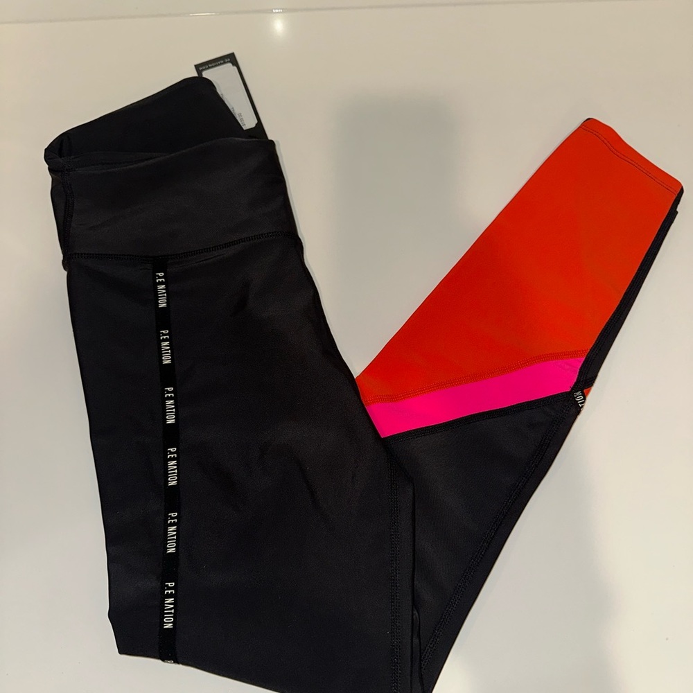 P.E Nation Color Block Leggings NWT - Picture 4 of 7